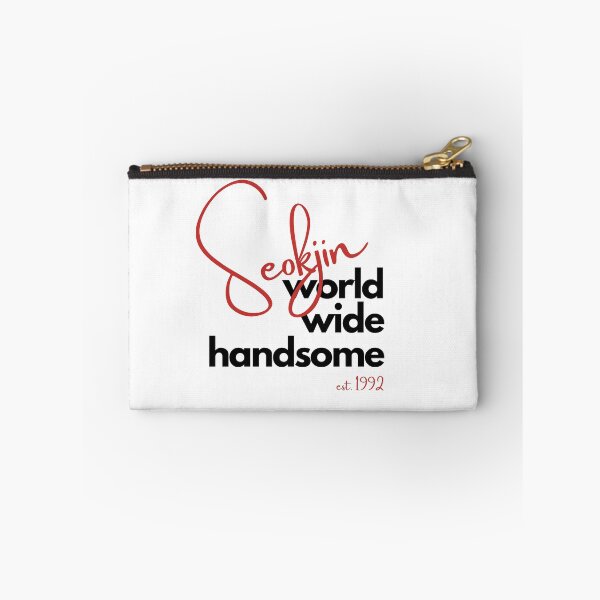 Item preview, BTS Jin Kim Seokjin World Wide Handsome Bias Design Black/Red designed and sold by haikustore.