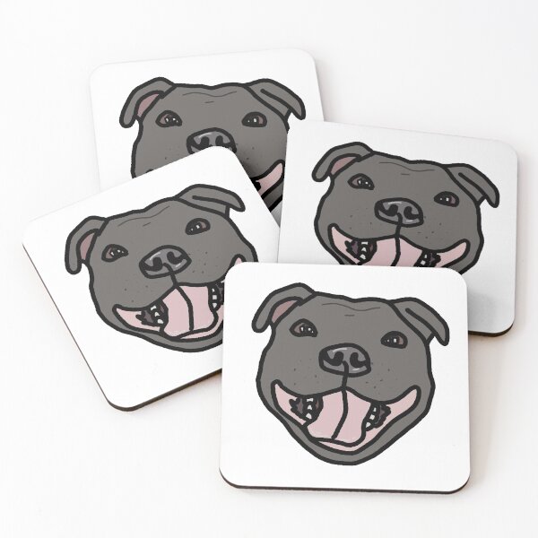 Item preview, Staffordshire terrier sonriente designed and sold by staffylove.