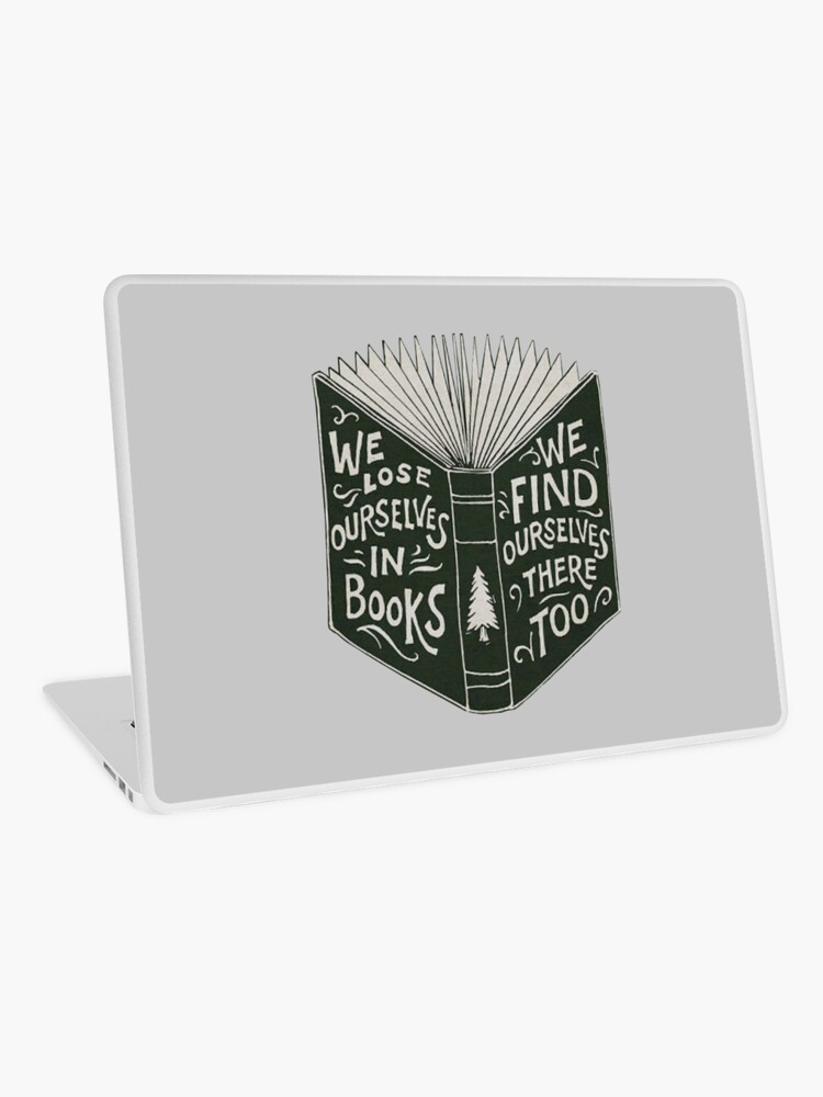 We Lose Ourselves in Books Sticker for Sale by phandiltees