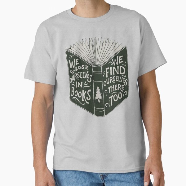 Item preview, We Lose Ourselves in Books... designed and sold by DoodleDashCollective.