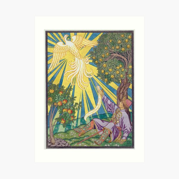 Ivan and the Firebird - Ivan Bilibin Art Print