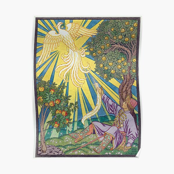 Ivan and the Firebird - Ivan Bilibin Poster