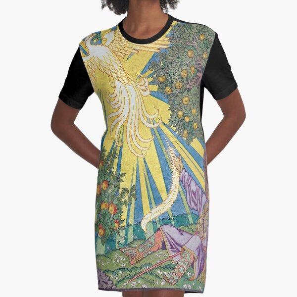 Ivan and the Firebird - Ivan Bilibin Graphic T-Shirt Dress