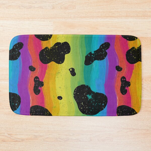 Item preview, Rainbow Glitter Cow Print Pattern designed and sold by RoserinArt.