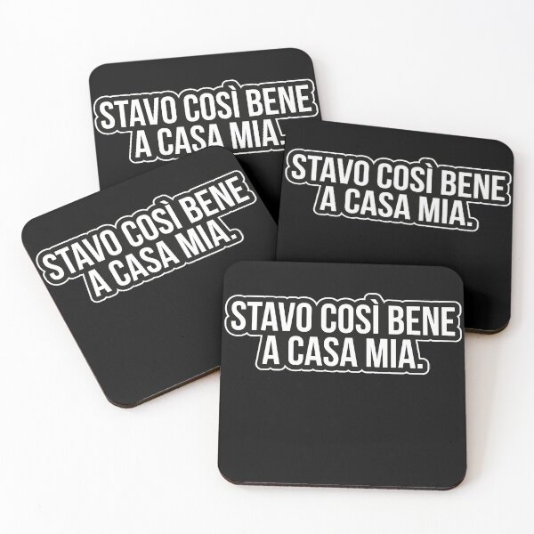 Item preview, Stavo così bene a casa mia. designed and sold by swear.