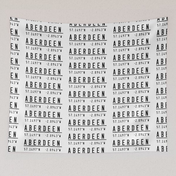 Item preview, Aberdeen city Coordinates designed and sold by ElevenGraphics.