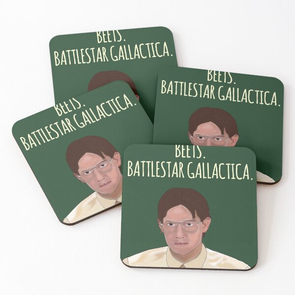 Item preview, "Bears. Beets. Battlestar Gallatica." Jim The Office Greeting Card designed and sold by Sweetie Darling  Design.