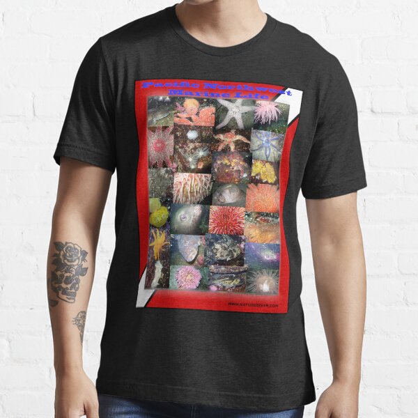 Pacific Northwest Marine Life Collage Shirt Essential T-Shirt