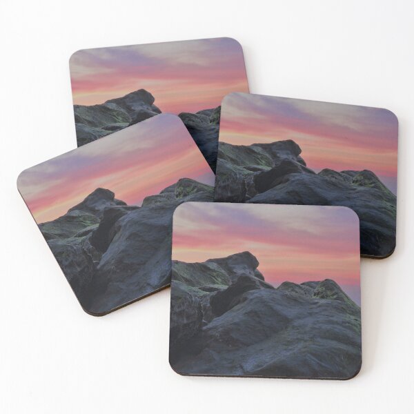 Item preview,  Happisburgh sea defences at sunset designed and sold by Avril Harris.