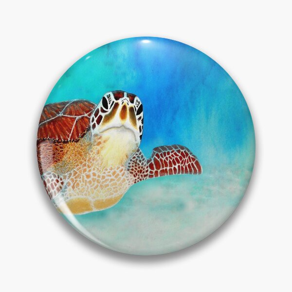 Item preview, Sea Turtle Painting Caribbean designed and sold by SaxonLynnArts.