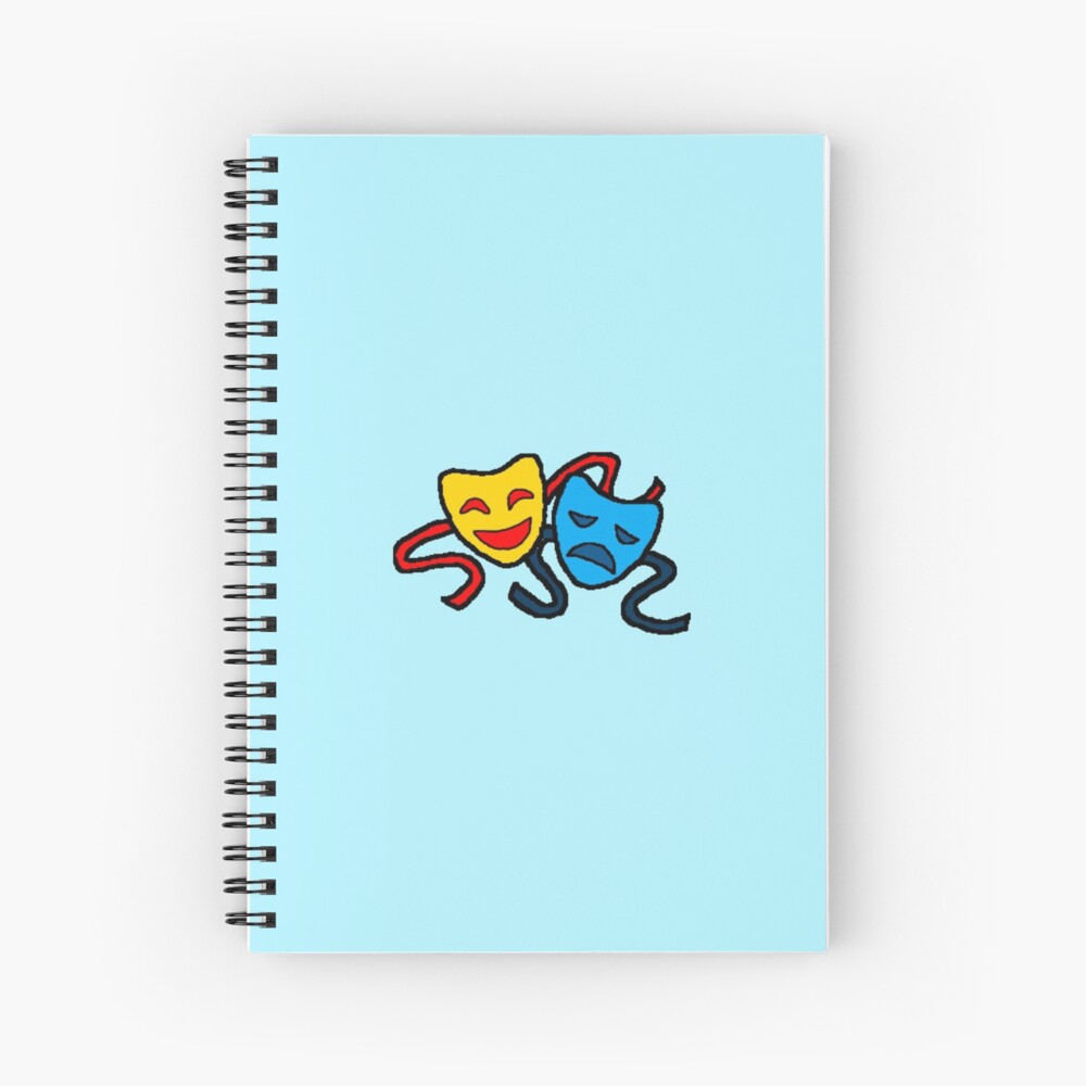 drama faces spiral notebook by zoelynne101 redbubble drama faces spiral notebook by zoelynne101 redbubble