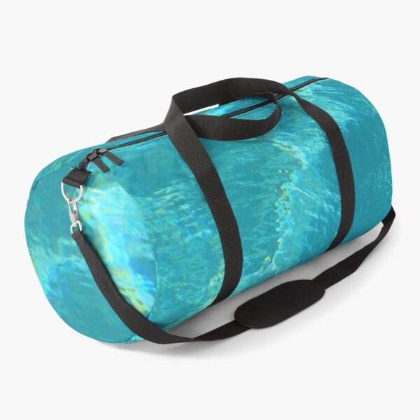 turquoise duffle bolsa