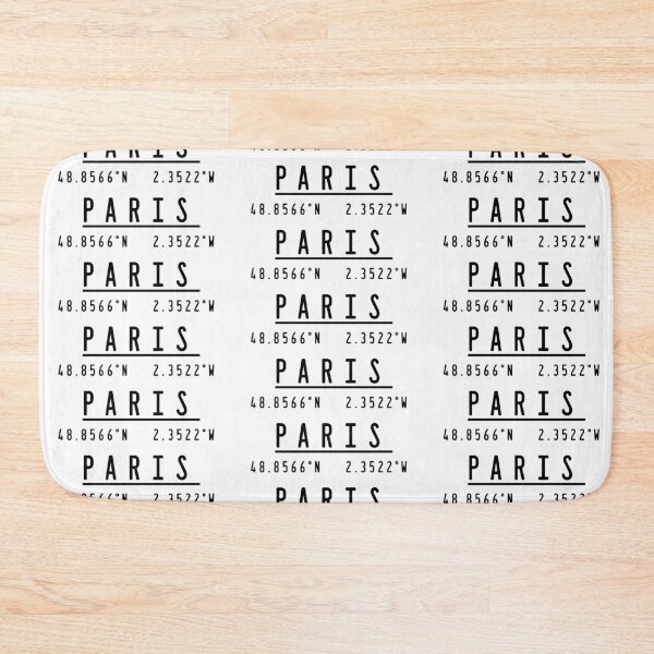 Item preview, Paris city Coordinates designed and sold by ElevenGraphics.