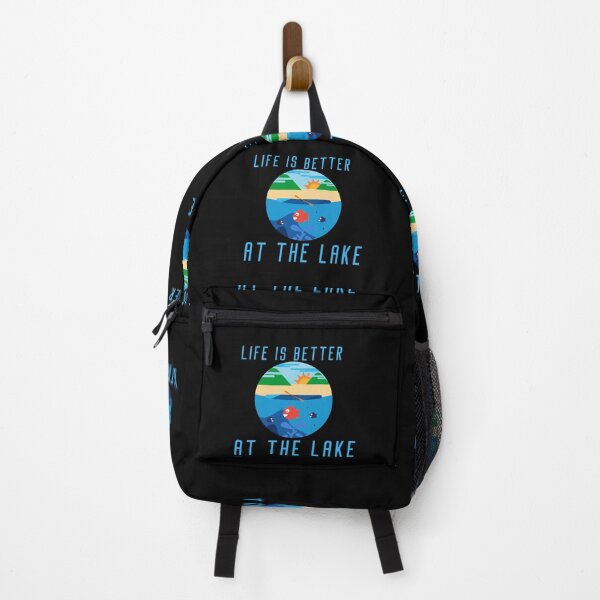 Item preview, Life is better at the lake saying funny pond quote designed and sold by OneTimeEngineer.