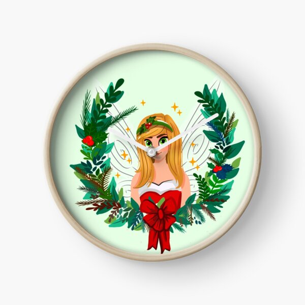 Item preview, Green Wreath Holly's Magical Fairy Tale Christmas™ designed and sold by TeelieTurner.