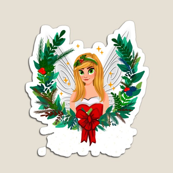 Item preview, Green Wreath Holly's Magical Fairy Tale Christmas™ designed and sold by TeelieTurner.