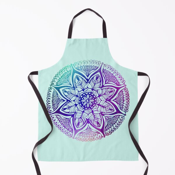 Item preview, Mandala#4.Hand draw  ink and pen, Watercolor, on textured paper designed and sold by MandalaFlowerArt.