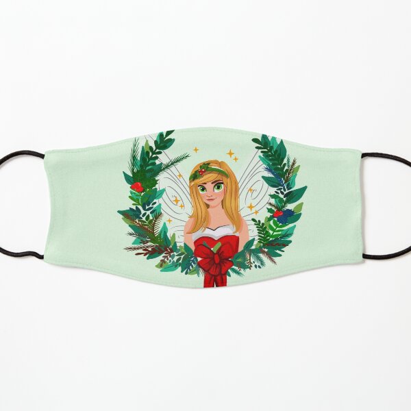 Green Wreath Holly's Magical Fairy Tale Christmas™ Kids Mask