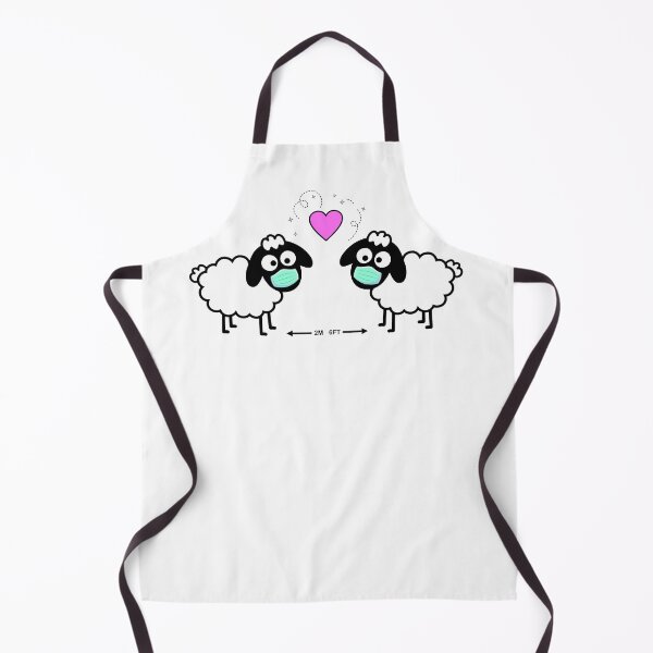 Item preview, LOVE WINS - Com’on Sheeple follow me - just not too close - cute & funny sheep medical mask pink heart art  designed and sold by originalsusie.