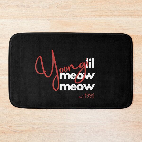 Item preview, BTS SUGA Min Yoongi Lil Meow Bias Design White/Red designed and sold by haikustore.