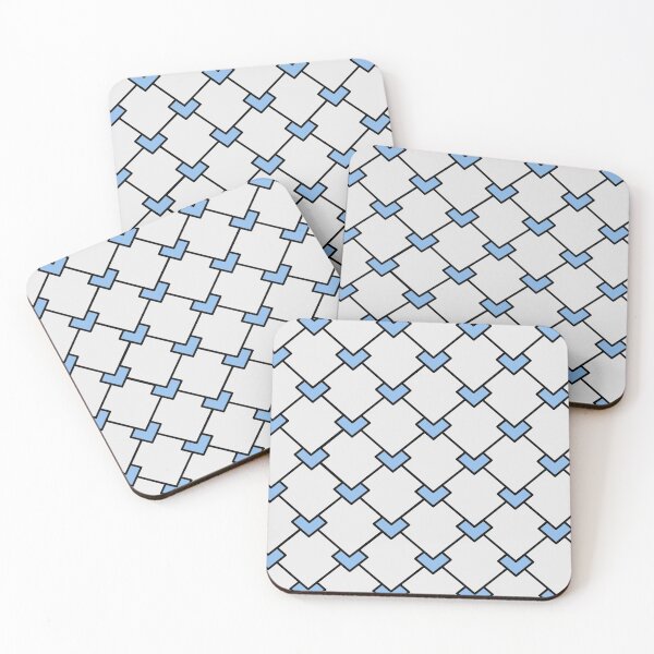 Item preview, blue and white diamond pattern designed and sold by pauloneill-art.