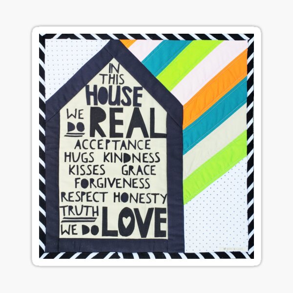 House Rules (Real Love) Sticker