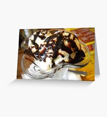 Ice cream. Greeting Card