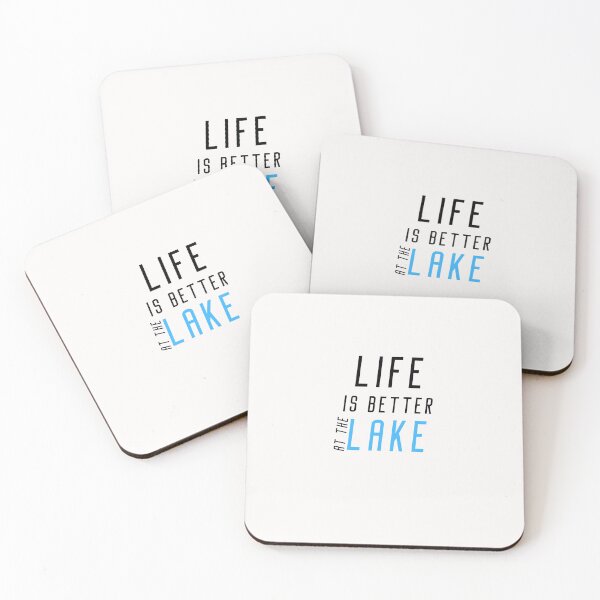 Item preview, Life is better at the lake saying funny fishing saying designed and sold by OneTimeEngineer.