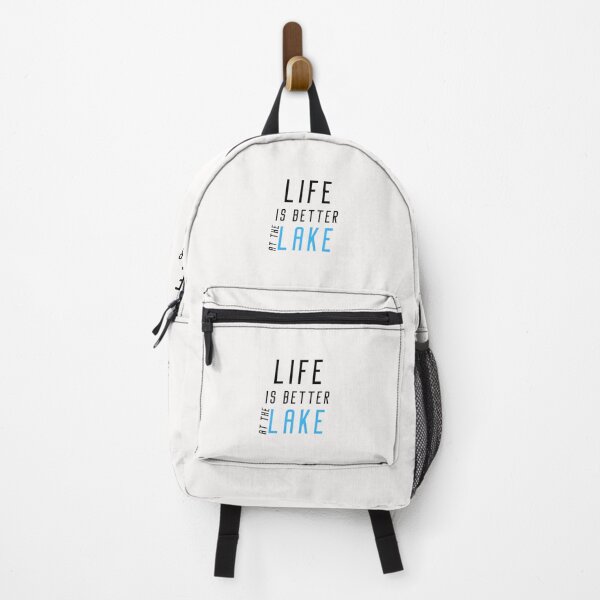 Item preview, Life is better at the lake saying funny fishing saying designed and sold by OneTimeEngineer.
