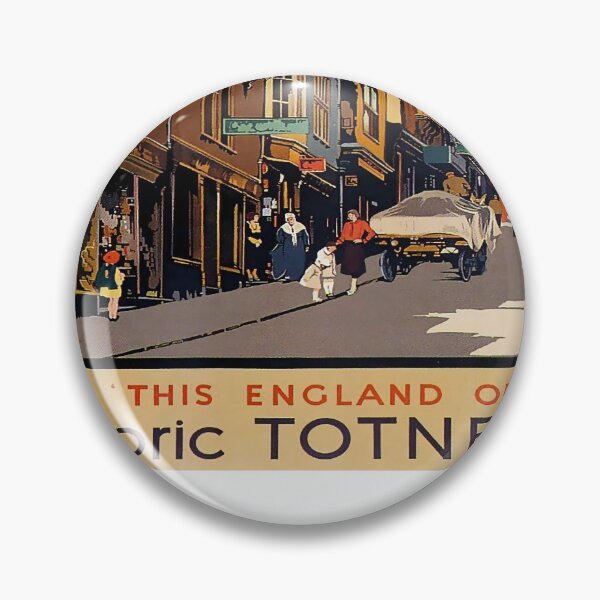 Item preview, Railway Poster Totnes designed and sold by stickart-marek.