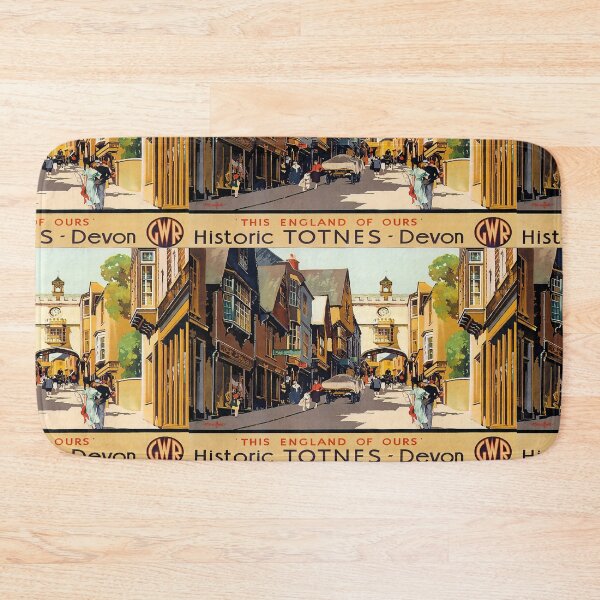 Item preview, Railway Poster Totnes designed and sold by stickart-marek.