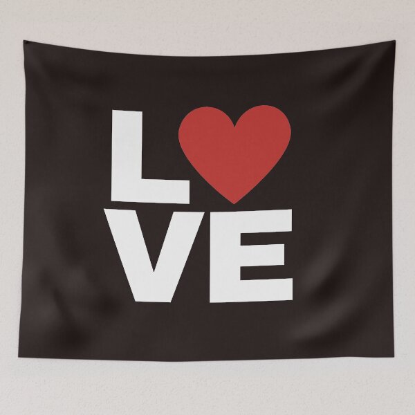 Item preview, Love with red heart designed and sold by Graphicpurpose.