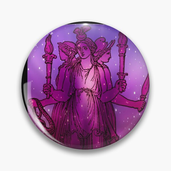 Artikelvorschau, Griechische Göttin Hekate - Pink Cosmos entworfen und verkauft von Enlighted.