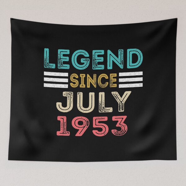 Item preview, Retro Vintage 67th Birthday Legend Since July 1953 designed and sold by meedTee.