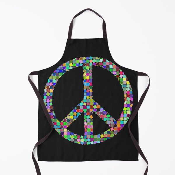 Item preview, Mosaic Peace Symbol Give Peace a Chance designed and sold by adorableandcute.