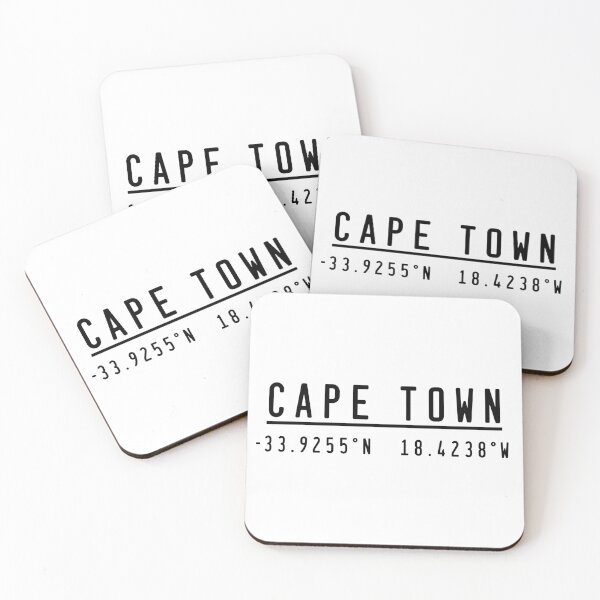 Item preview, Cape Town city Coordinates designed and sold by ElevenGraphics.