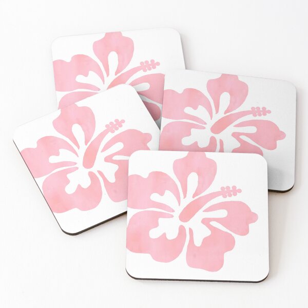 Artikelvorschau, Aquarell Corral Hibiskusblüte entworfen und verkauft von colleenm2.