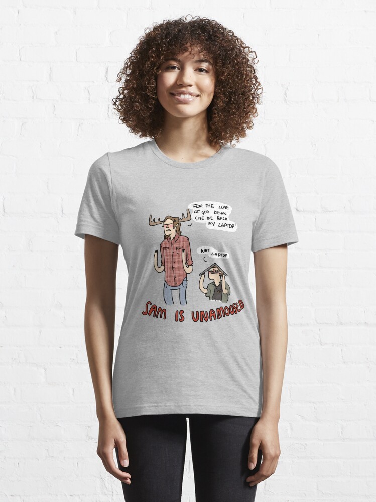 Alternate view of Sam is Unamoosed Essential T-Shirt