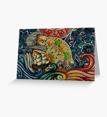 Mandala Skies Greeting Card