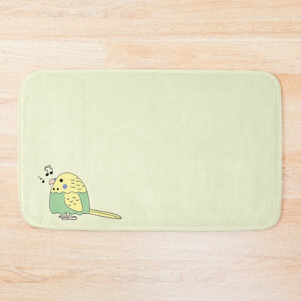 Item preview, Chubby green yellow singing budgie designed and sold by Koalaslifestyle.