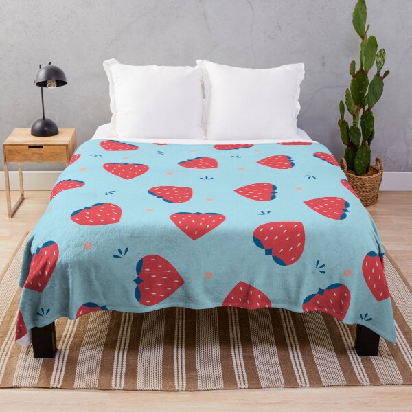 Item preview, Retro Strawberry Dot Pattern designed and sold by kjeppson.