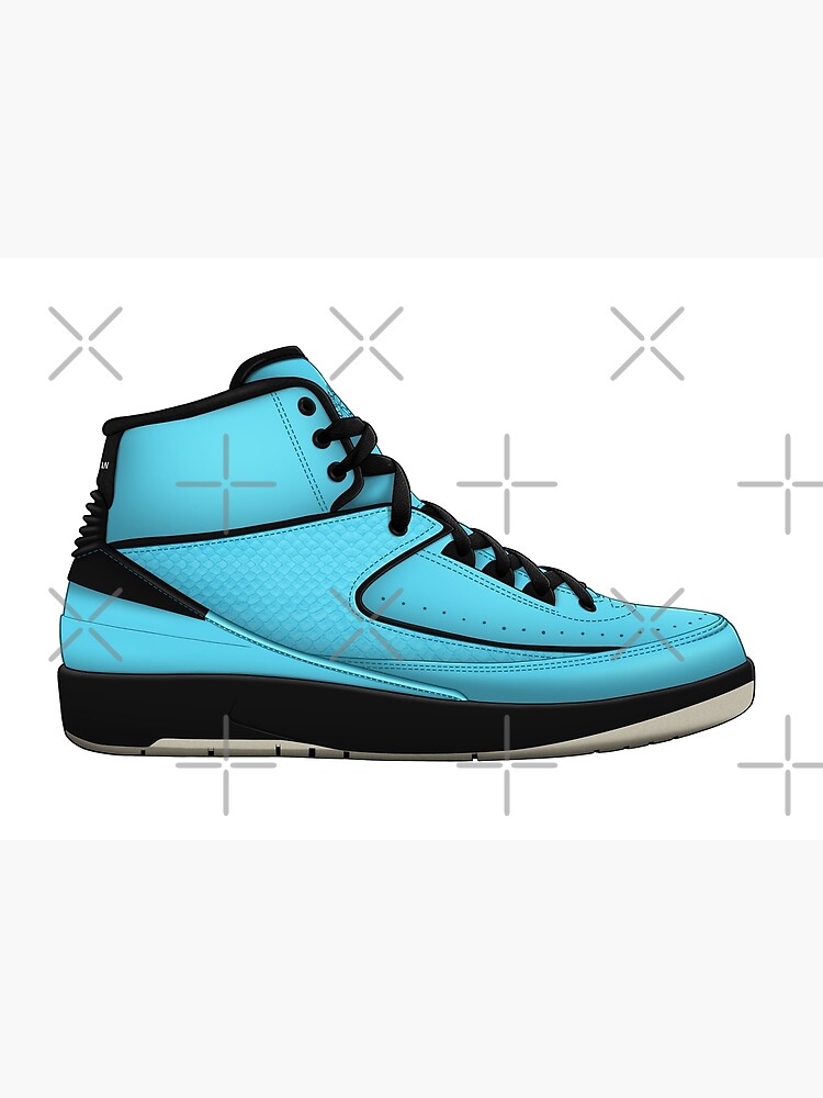 Jordan 2 UNIVERSITY BLUE Air Sneaker Poster for Sale by SneakerShop Redbubble