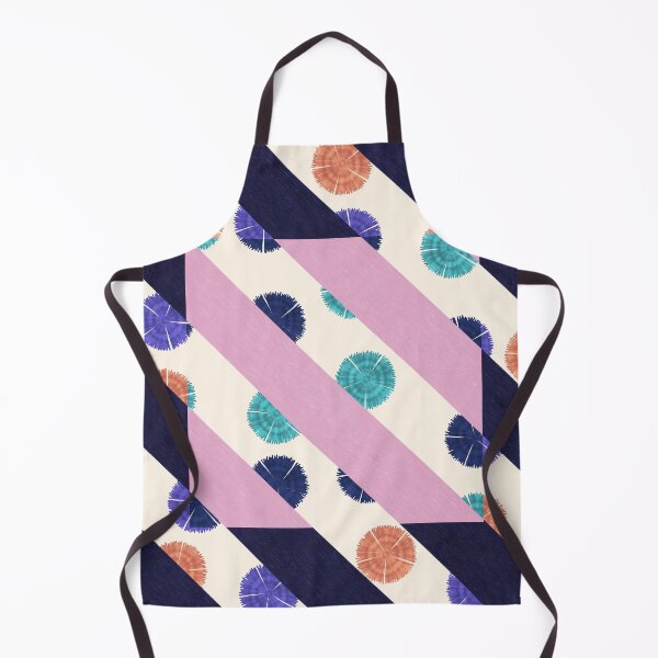 Item preview, "Nadeshiko" Geometric Floral Abstract Print - Inspired by Vintage Japanese Textiles designed and sold by Charredsky.