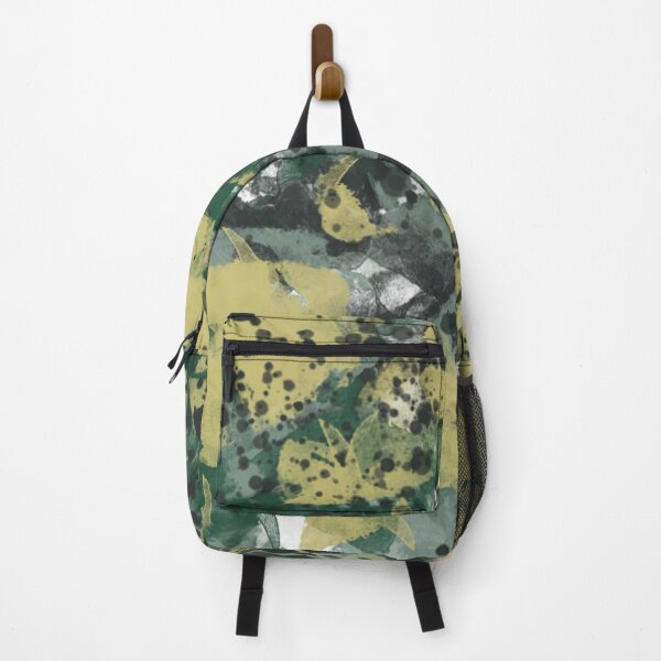Item preview, Green and Charcoal Grey Abstract Print designed and sold by CharIsabella.
