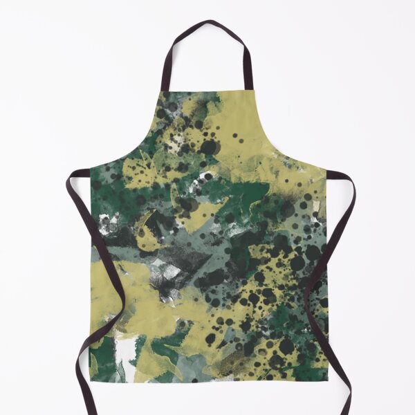Item preview, Green and Charcoal Grey Abstract Print designed and sold by CharIsabella.
