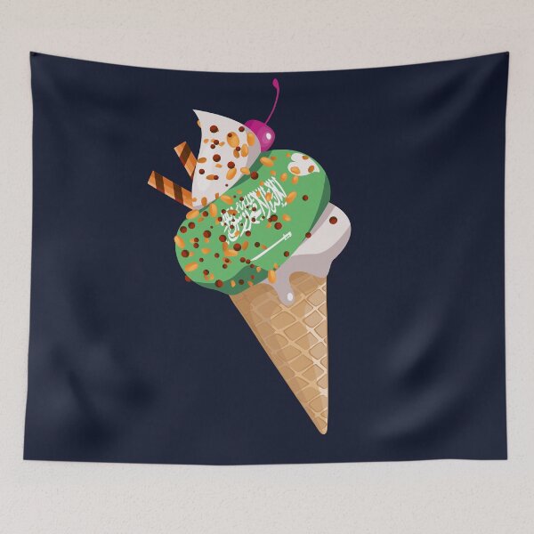 Item preview, World Flags Ice Cream / Saudi Arabia Ice Cream designed and sold by KC1max.