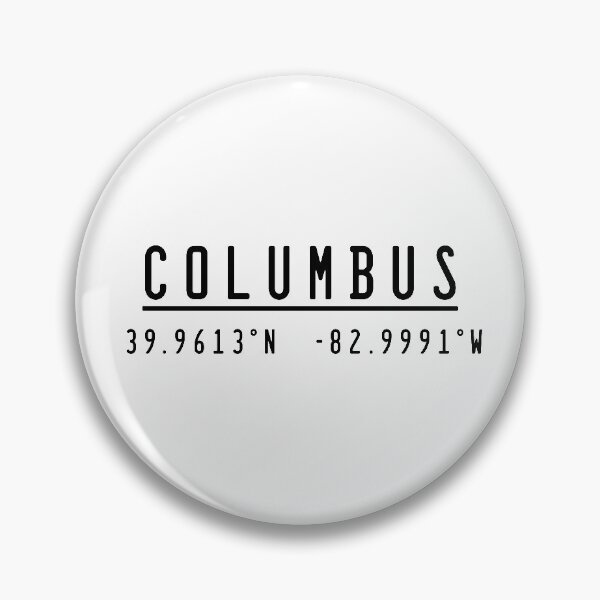Item preview, Columbus city Coordinates designed and sold by ElevenGraphics.