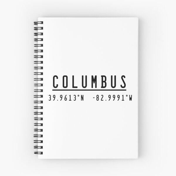 Item preview, Columbus city Coordinates designed and sold by ElevenGraphics.
