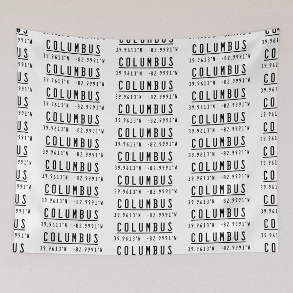 Item preview, Columbus city Coordinates designed and sold by ElevenGraphics.