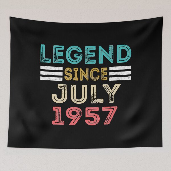 Item preview, Retro Vintage 63rd Birthday Legend Since July 1957 designed and sold by meedTee.